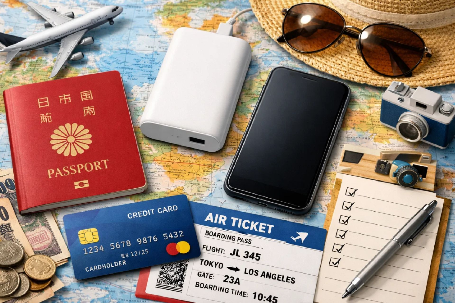 海外旅行持ち物