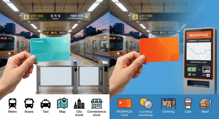 韓国旅行の交通カードはT-moneyとWOWPASSどっち？徹底比較