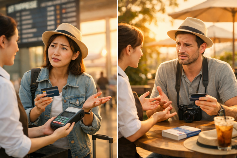 初めての海外旅行でカードが使えない時の即行動9ステップ